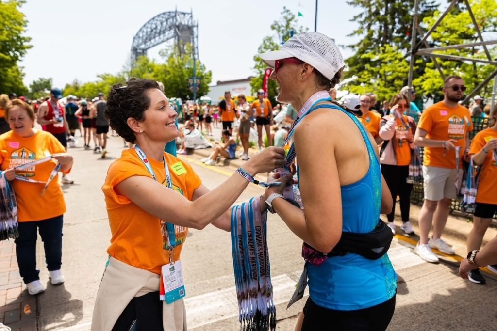 Grandma's Marathon Finish Line 2025 - Members Cooperative Credit Union